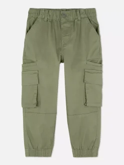 Rozciągliwe spodnie bojówki