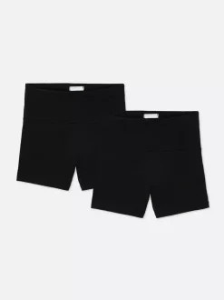 Rozciągliwe szorty do jogi, 2 pary