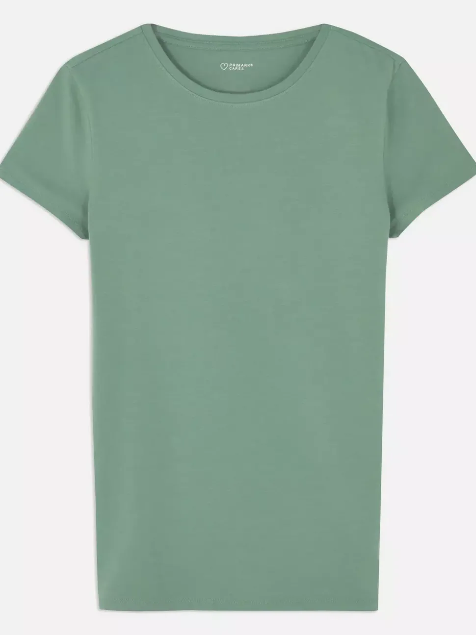 Rozciągliwy T-shirt z okrągłym dekoltem