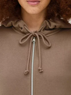 Rozpinana bluza z kapturem