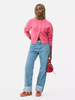 Rozpinany sweter z guzikami