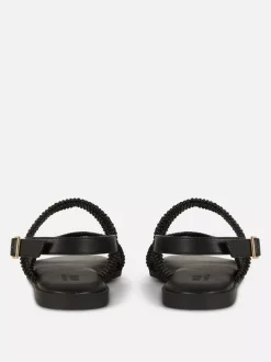 Sandały elastyczne o szerokim kroju