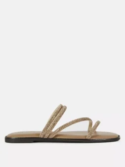 Sandały mule ze zdobieniami