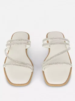 Sandały mule ze zdobieniami