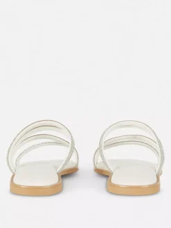 Sandały mule ze zdobieniami