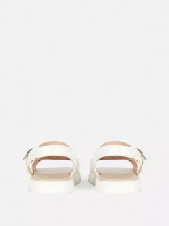 Sandały okolicznościowe z kwiatami