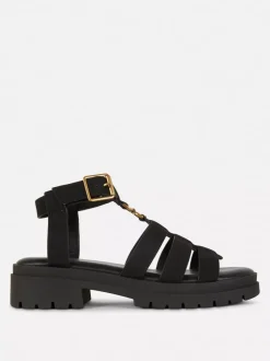 Sandały rybackie na grubej podeszwie