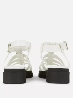 Sandały rybackie na grubej podeszwie