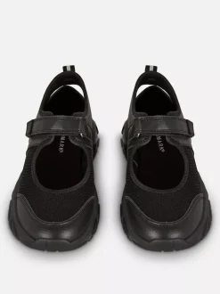 Sandały typu Mary Jane na płaskiej platformie