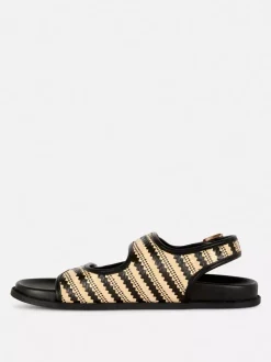 Sandały z rafii