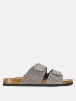 Sandały z wkładką i dwoma paskami