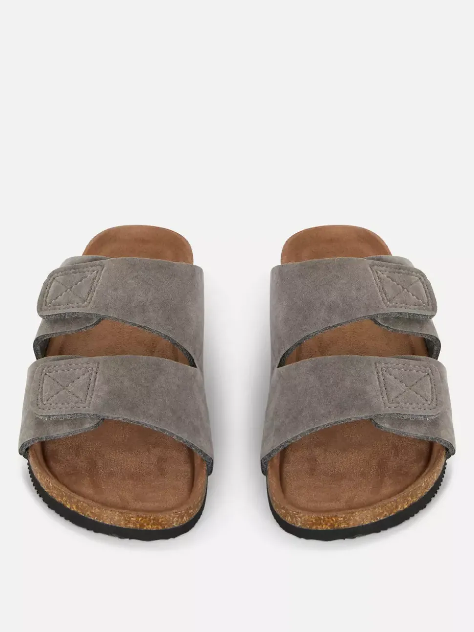 Sandały z wkładką i dwoma paskami