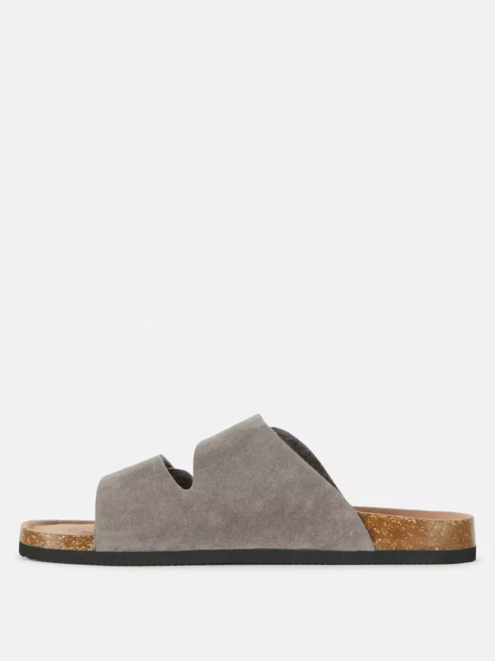 Sandały z wkładką i dwoma paskami