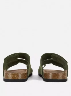 Sandały z wkładką i dwoma paskami