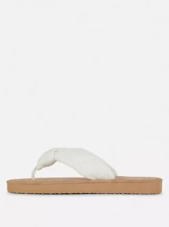 Sandały-japonki na płaskiej podeszwie