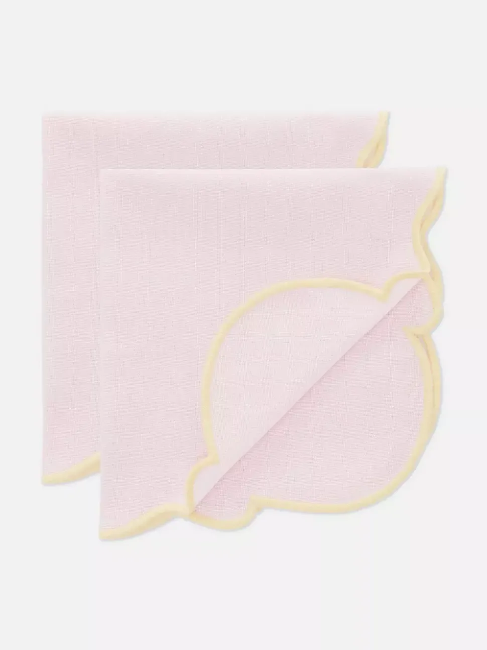 Serwetki z muszelkowym obszyciem, 2 pary