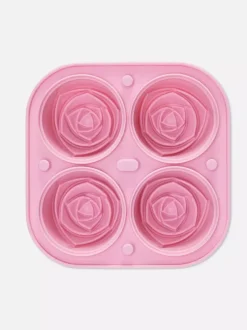 Silikonowa foremka na kostki lodu w kształcie róży