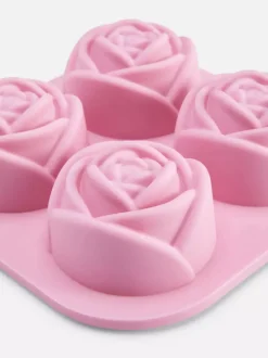 Silikonowa foremka na kostki lodu w kształcie róży