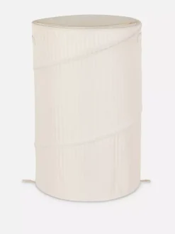 Składany kosz na pranie w paski