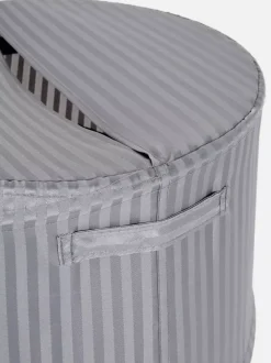 Składany kosz na pranie w paski