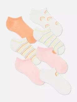 Skarpety do butów sportowych z motywem tęczy, 7 par