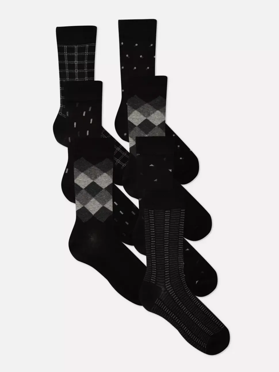 Skarpety do kostki w różne wzory, 7 par