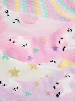 Skarpety do kostki z motywem jednorożca, 5 par