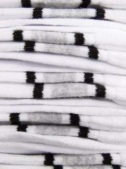 Skarpety sportowe z paskami, 5 par