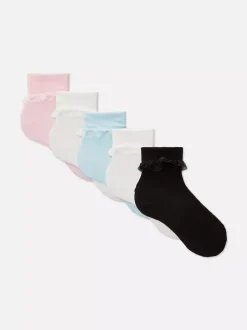 Skarpety z falbanką, 5 par