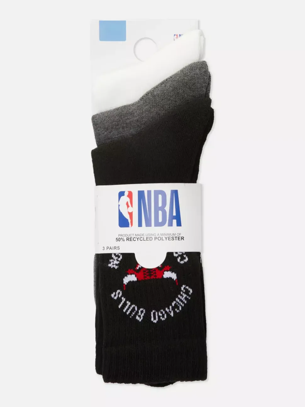 Skarpety za kostkę NBA Chicago Bulls, 3 pary