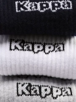 Skarpety za kostkę z logo Kappa x Primark, 3 pary