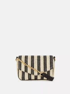 Słomkowa mała torba na ramię