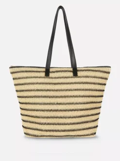 Słomkowa torba shopper