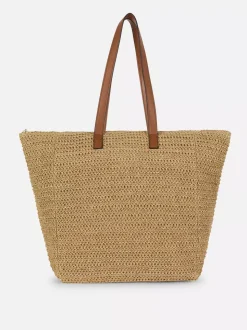 Słomkowa torba shopper