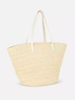 Słomkowa torba typu bucket