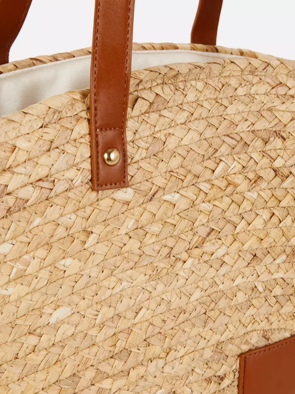 Słomkowa torba typu bucket