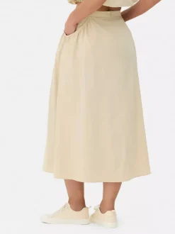 Spódnica midi z pełnego koła, część zestawu