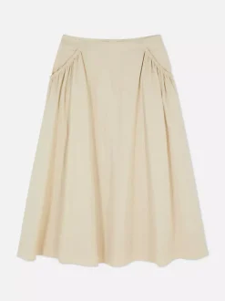 Spódnica midi z pełnego koła, część zestawu