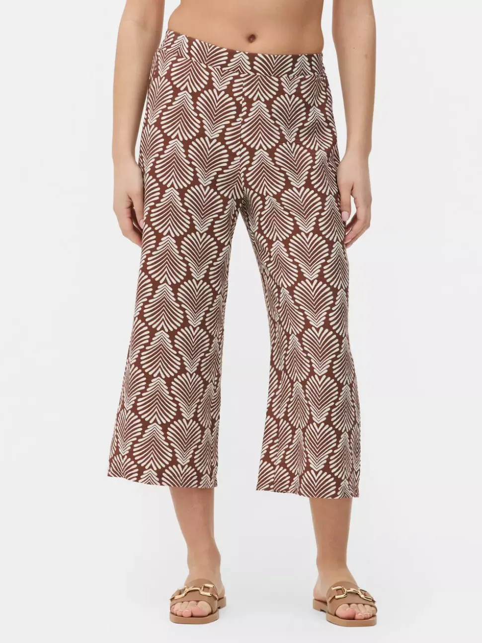 Spódnico-spodnie z nadrukiem