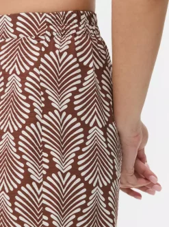 Spódnico-spodnie z nadrukiem