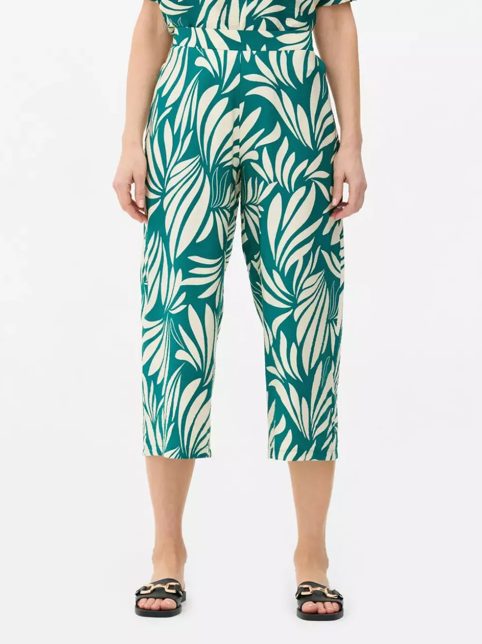 Spódnico-spodnie z nadrukiem