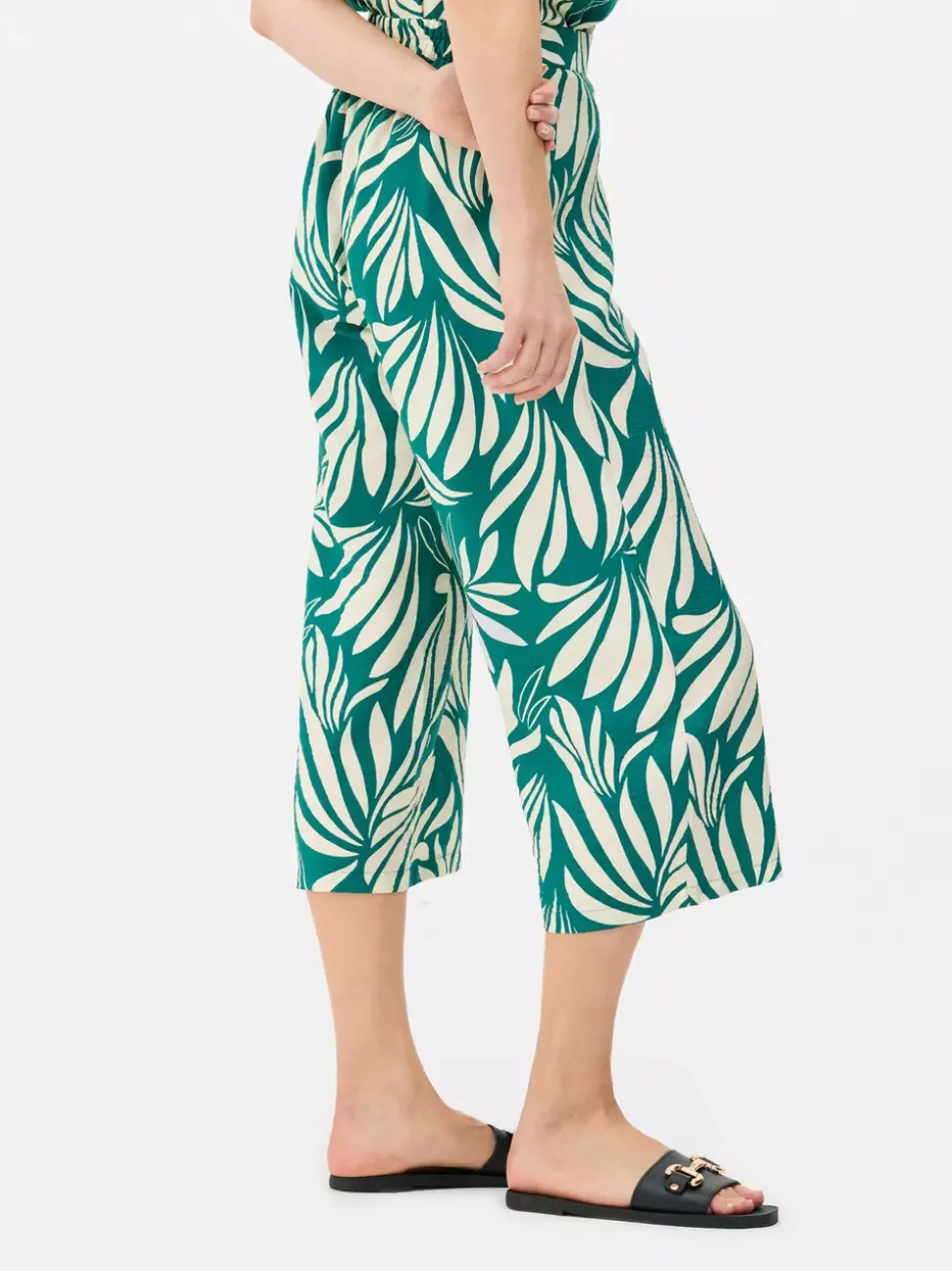 Spódnico-spodnie z nadrukiem