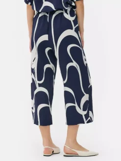 Spódnico-spodnie z nadrukiem