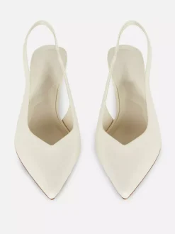 Spiczaste szpilki z tylnym paskiem