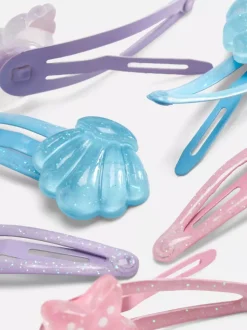 Spinki do włosów z muszelkowym motywem, 6 szt.