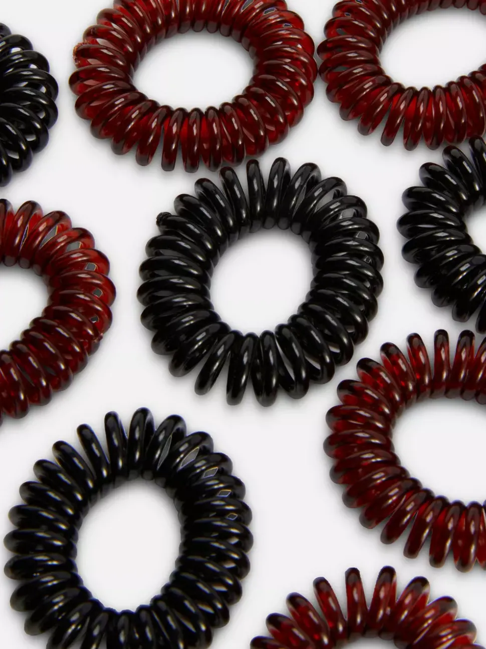 Spiralne opaski do włosów, 10 szt.