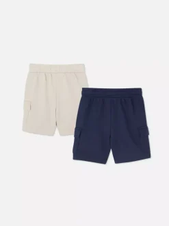 Spodenki bojówki ściągane sznurkiem, 2 pary