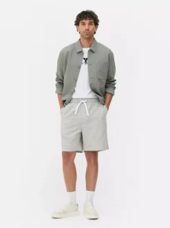 Spodenki chinosy w drobną kratkę