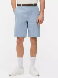 Spodenki chinosy z paskiem