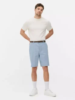 Spodenki chinosy z paskiem